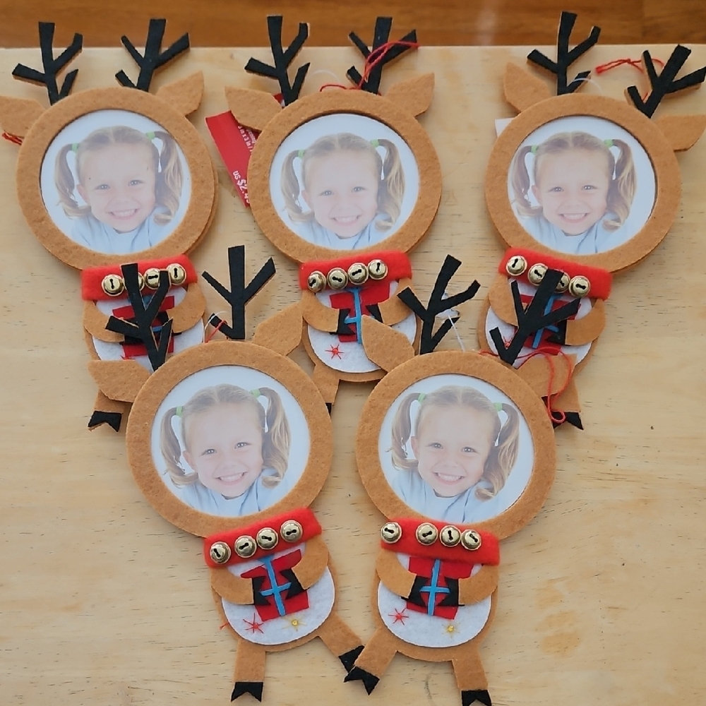 Studio Decor Reindeer Inser Photo Onament - Picture 13 of 13